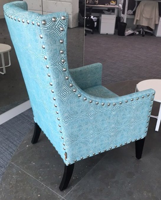 Studded Lounge Chairs