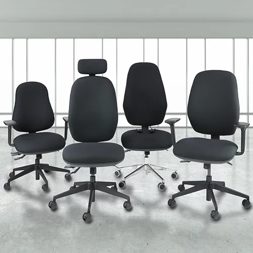 working with office chairs